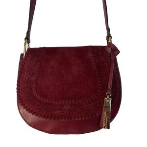 Vince Camuto Deep Burgundy Crossbody Bag